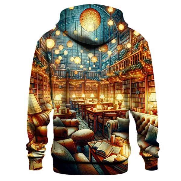 Enchanted Winter Library Hoodie