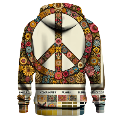 Classic Peace and Love Hoodie