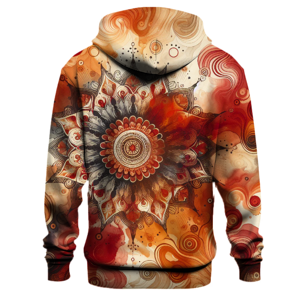 Bold Aztec Sunset Hoodie