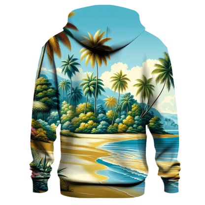 Serene Tropical Paradise Hoodie