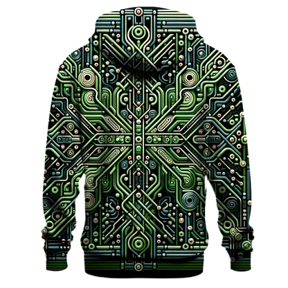 Techno Matrix Pulse Hoodie