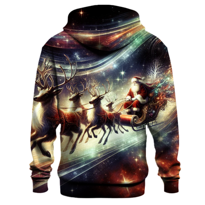 Santa's Sleigh Ride Delight Hoodie