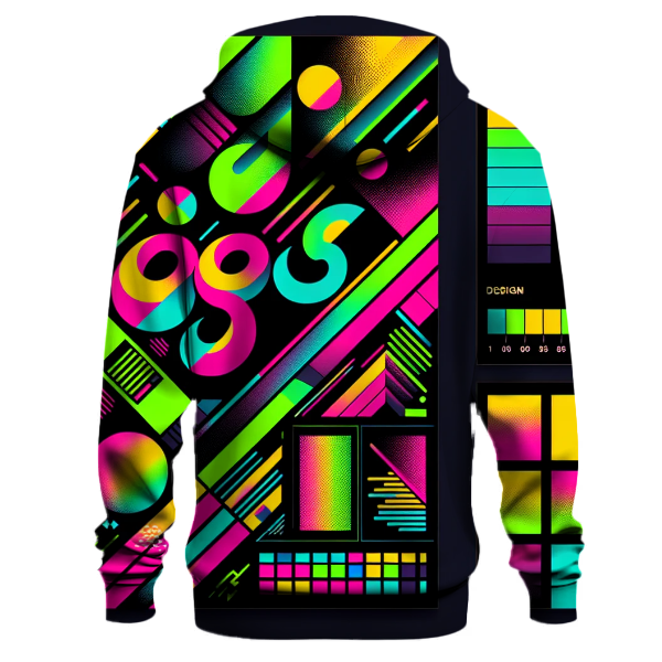 Radical Neon Grid Hoodie