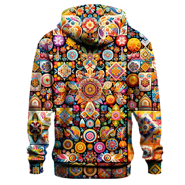 Folk Art Delight Hoodie