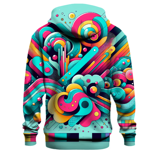 Funky Abstract Shapes Hoodie