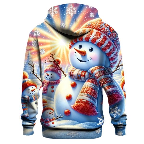 Festive Snowman Family Hoodie