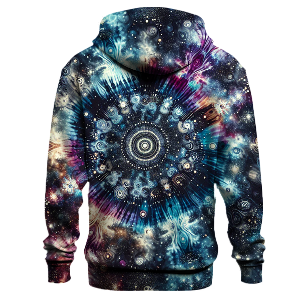 Dazzling Starry Night Tie-dye Design Hoodie