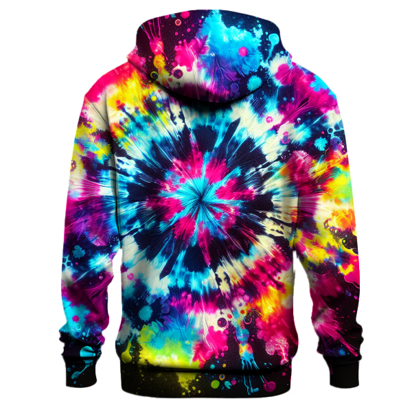 Electric Neon Tie-Dye Hoodie