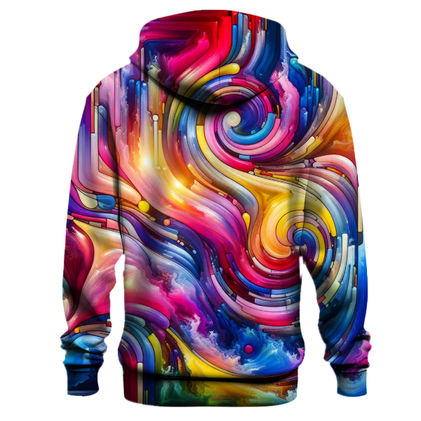 Artistic 70s Psychedelia Hoodie