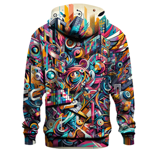 Vibrant Street Art Revolution Hoodie