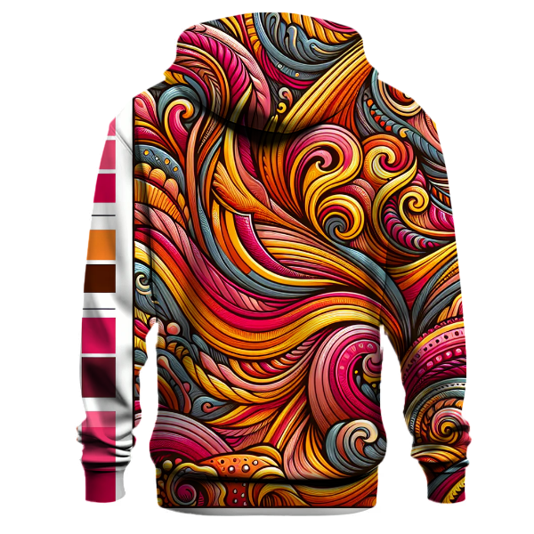 Bright Fiesta Fusion Hoodie