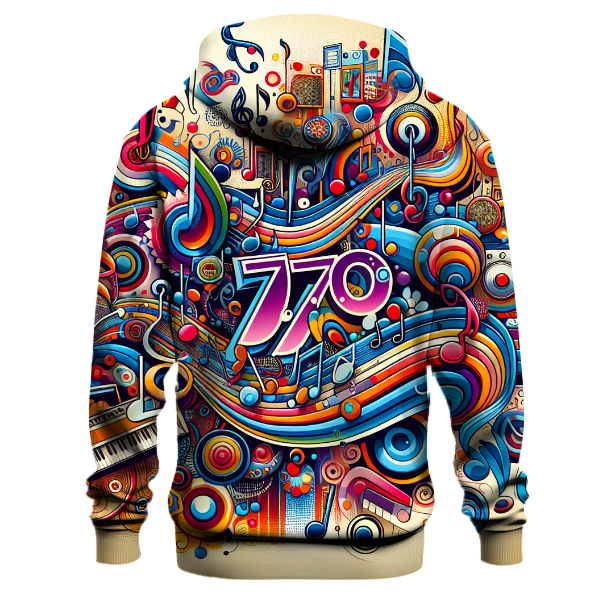 Funky Music Notes Hoodie