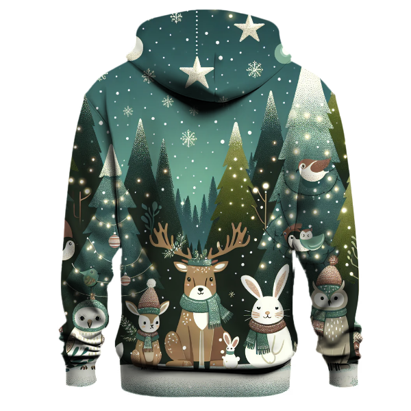 Winter Wonderland Animals Hoodie