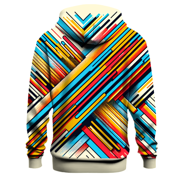 Retro Rainbow Delight Hoodie