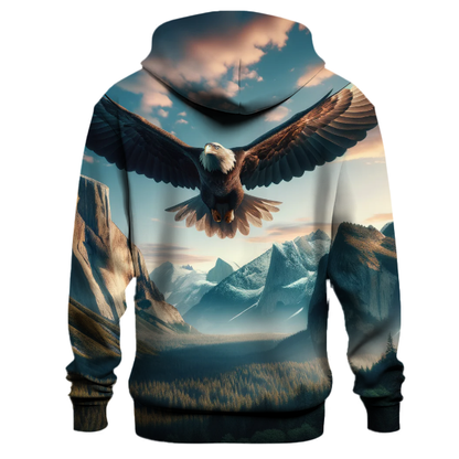 Majestic Eagle Flight Hoodie