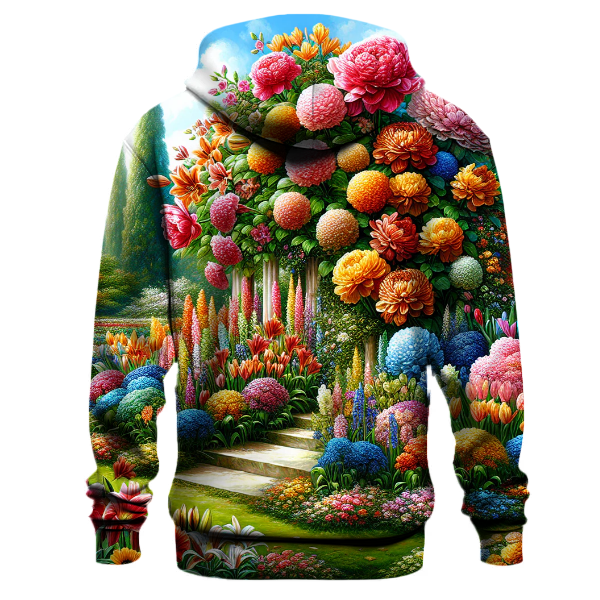 Radiant Floral Garden Hoodie