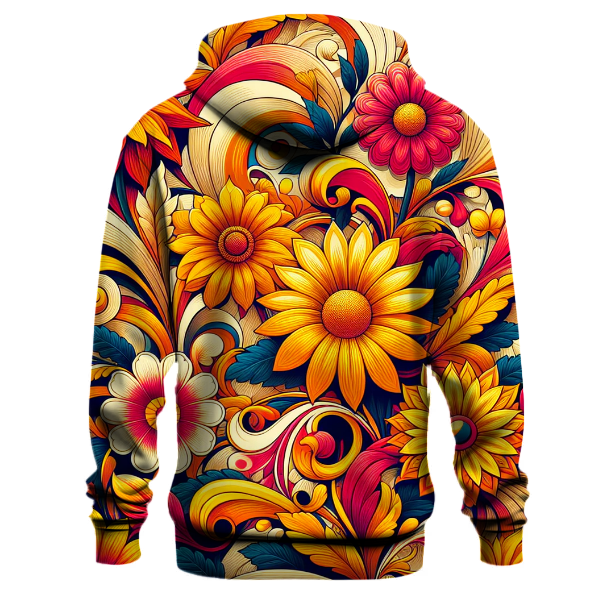 Hippie Vibe Flower Power Hoodie