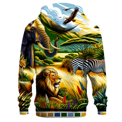 Wondrous Wildlife Safari Hoodie