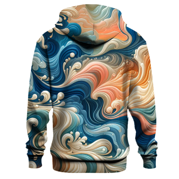 Retro Ocean Breeze Hoodie