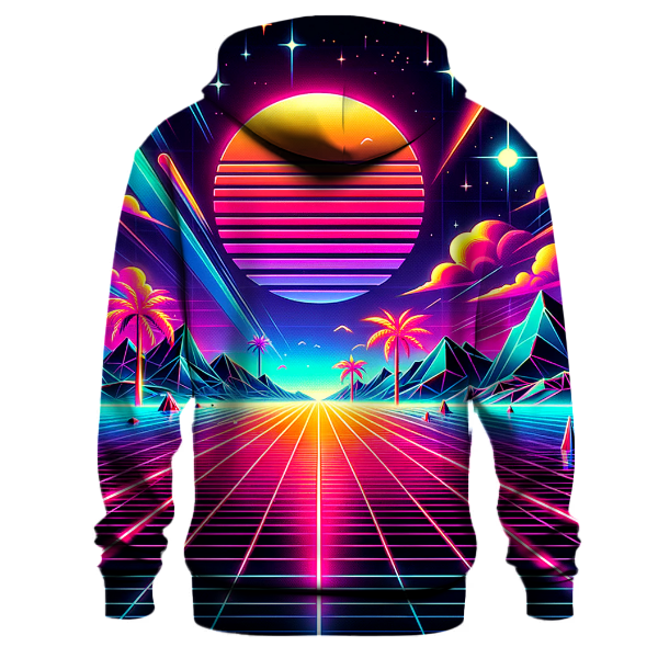 Retro 80s Synthwave Hoodie