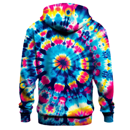 Funky Tie-Dye Explosion Hoodie