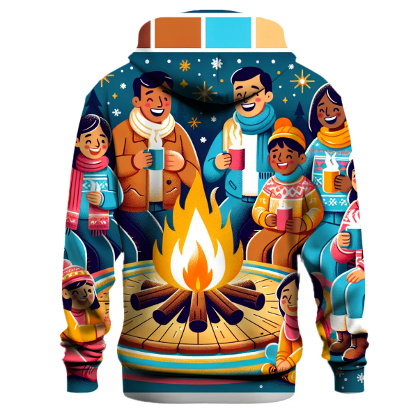 Cozy Christmas Campfire Hoodie