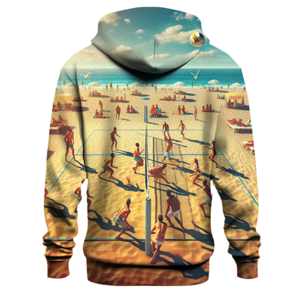 Beach Volleyball Sunshine Hoodie