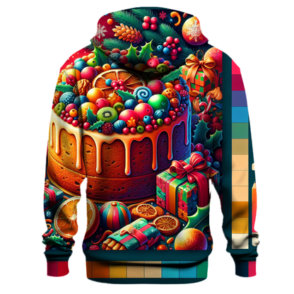 Cheerful Holiday Fruitcake Hoodie