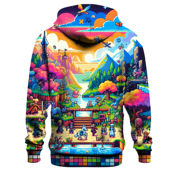 Pixel Art Fantasy Adventure Hoodie