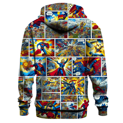 Retro Comic Style Hoodie