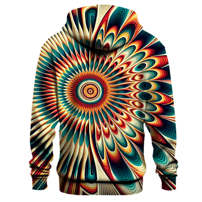 Retro Sunburst Splendor Hoodie