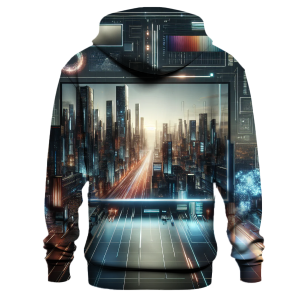 Futuristic Techno Visions Hoodie