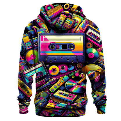 Retro Pop Culture Mashup Hoodie