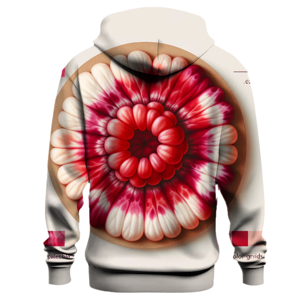 Raspberry Swirl Tie-dye Design Hoodie