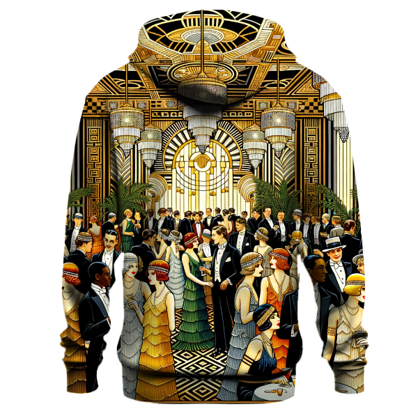 Art Deco Christmas Glamour Hoodie