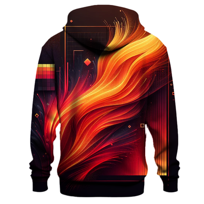 Flame Inferno Gradient Hoodie