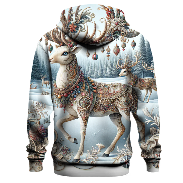 Charming Reindeer Antlers Hoodie