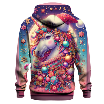 Sassy Christmas Unicorn Hoodie