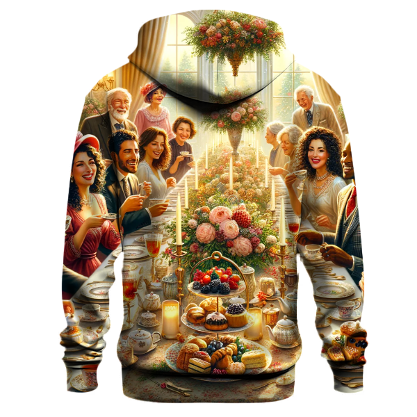 Charming Christmas Tea Party Hoodie