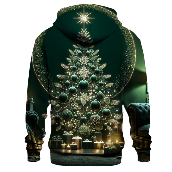 Christmas Tree Silhouette Hoodie