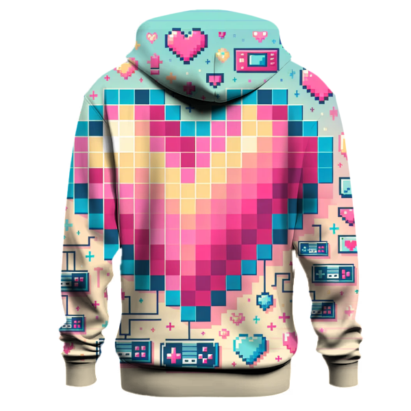 Pixelated Love Hoodie