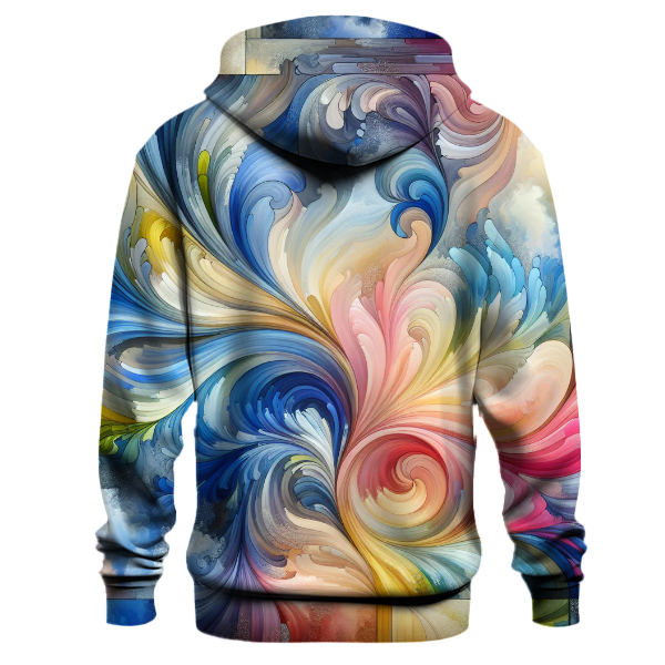 Abstract Watercolor Dreams Hoodie