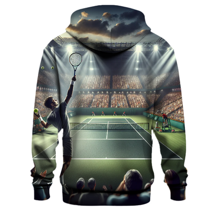 Tennis Serve Splash Hoodie