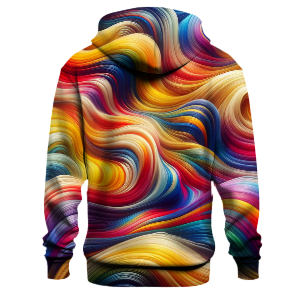 Rainbow Waves Hoodie