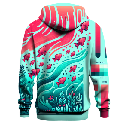 Coral Cascade Hoodie