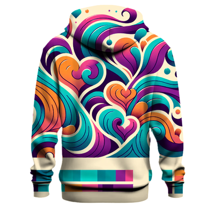 Groovy Waves of Love Hoodie