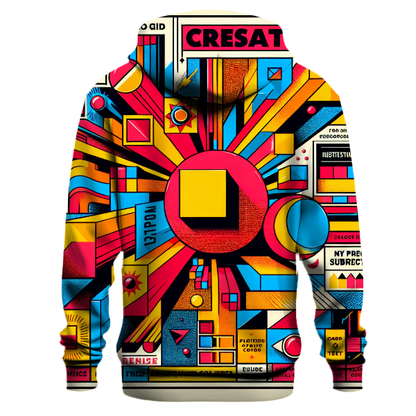 Classic 80s Pop Art Hoodie