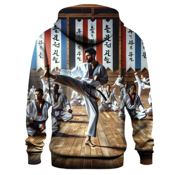 Taekwondo Strike Hoodie Custom Hoodies