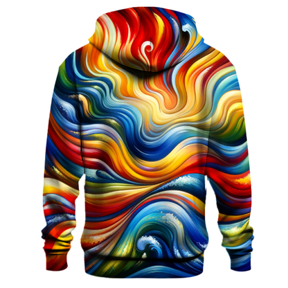 Energetic Waves Hoodie