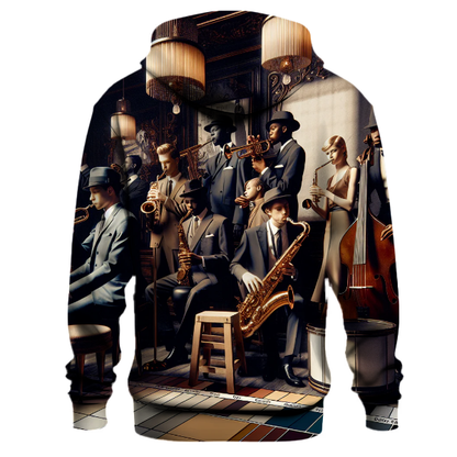 Elegant Jazz Vibes Hoodie